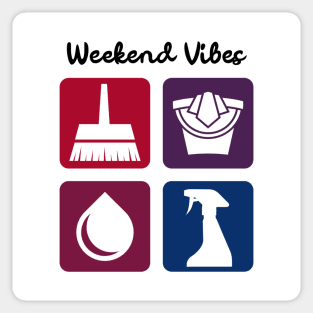 Weekend Vibes Sticker